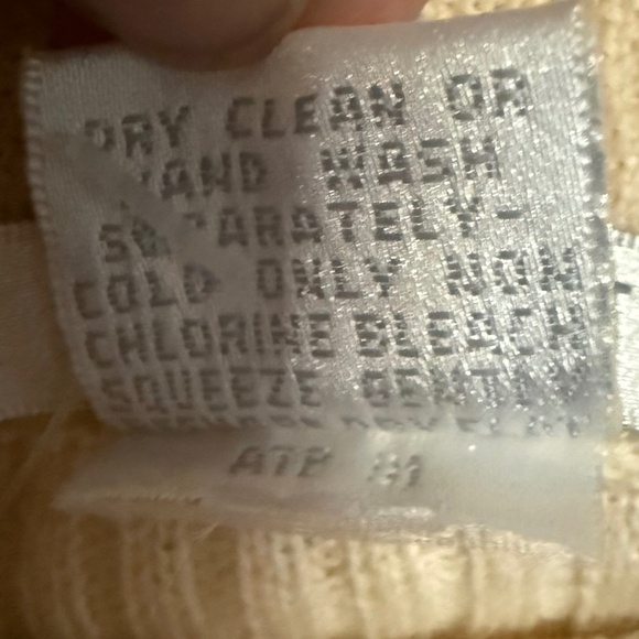 NWT Vintage The Limited  Wool Ribbed Knit Mock Neck Sweater Size Small Deadstock - Picture 10 of 12